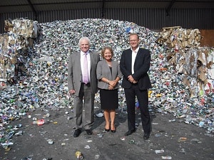 Pictured last autumn, John (left) and Richard (right) Cutts, welcomed local MP Rosie Winterton to their Doncaster site